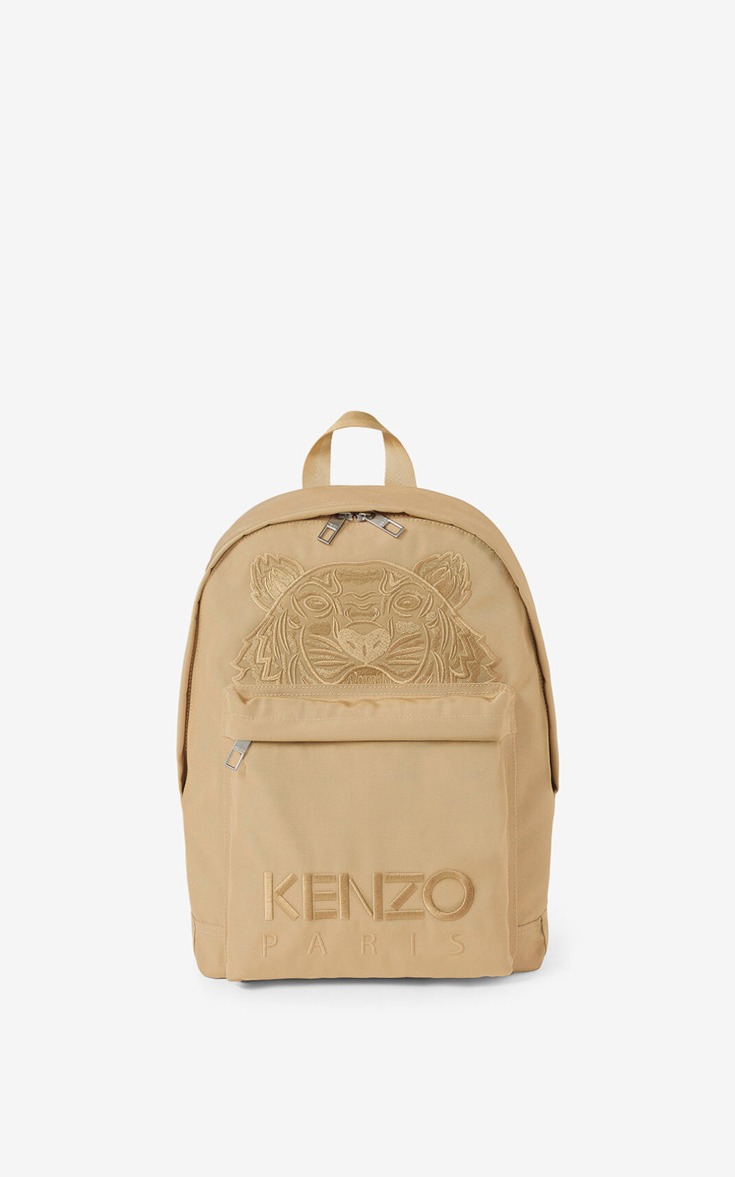 Kenzo Lærred Kampus Tiger Rygsæk Dame - Beige DK-303832